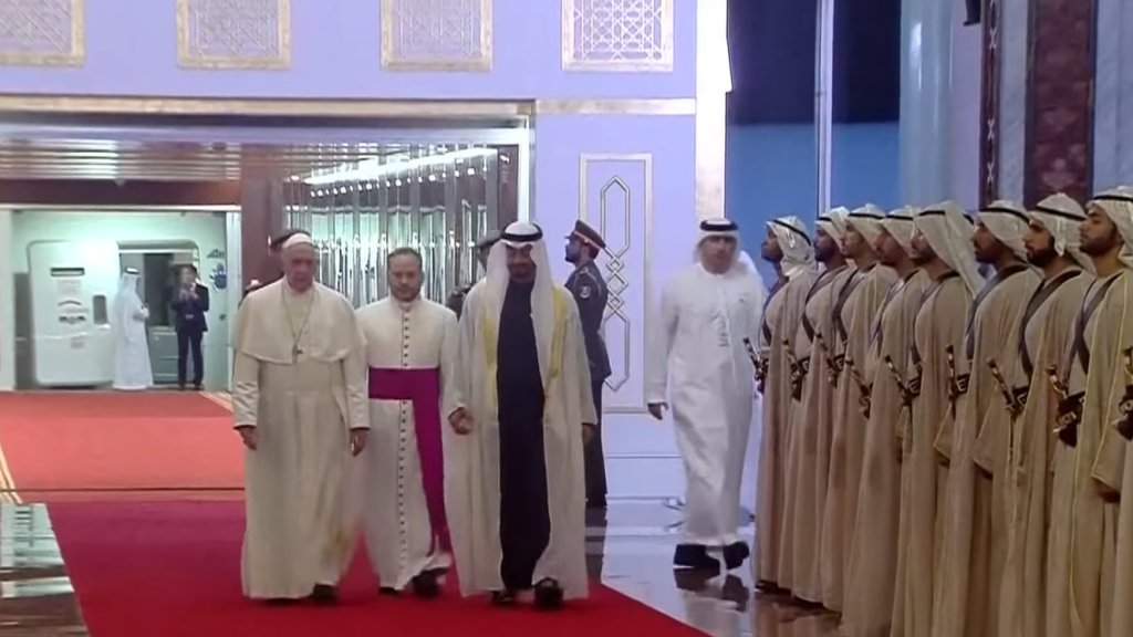 Le Pape François aux Emirats arabes unis